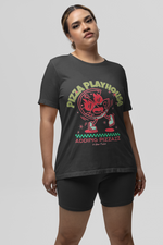 Pizza Black printed T-shirts