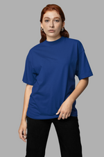 Women's Blue Oversized T-shirt