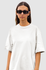 Women's White Oversized T-shirt