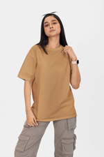 Women's Beige oversized T-shirts