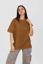Women's Brown Oversized T-shirt