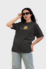 koala Black oversized T-shirts