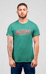 Strikers Saga green printed T-shirts