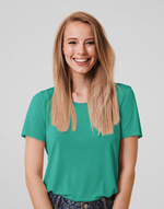 Women's Saga green T-shirt