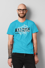 Urban Sky Blue printed T-shirts
