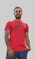 Goose Red printed T-shirts
