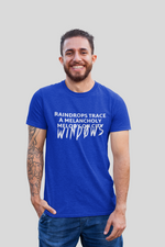 Windows Blue printed T-shirts