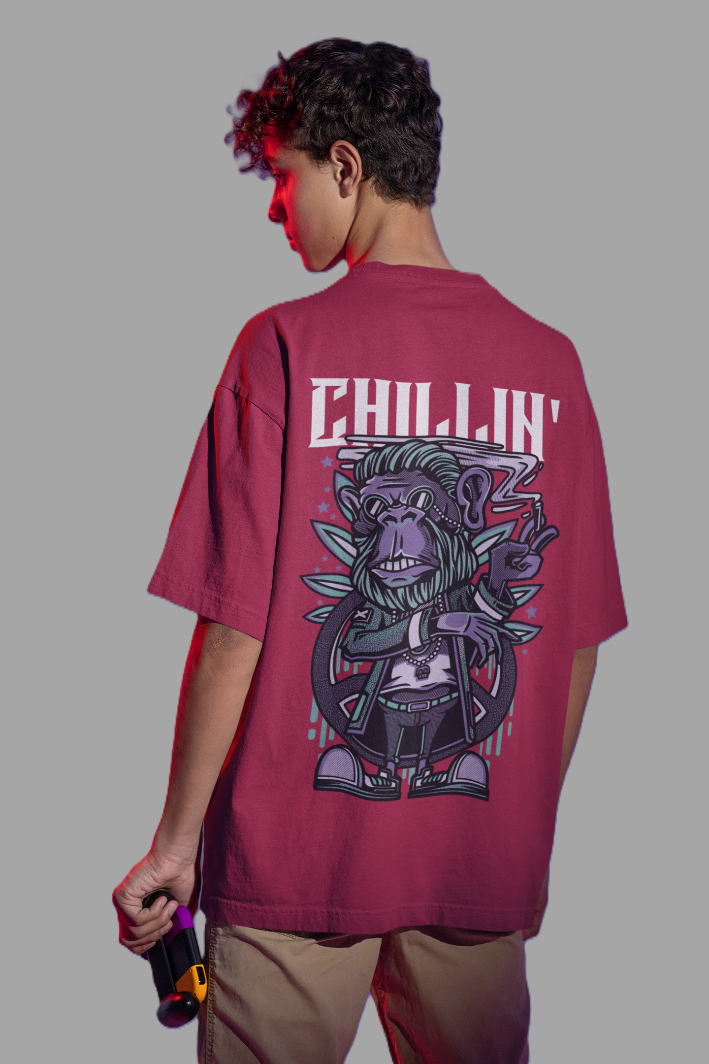 CiIllIn Maroon oversized T-shirt