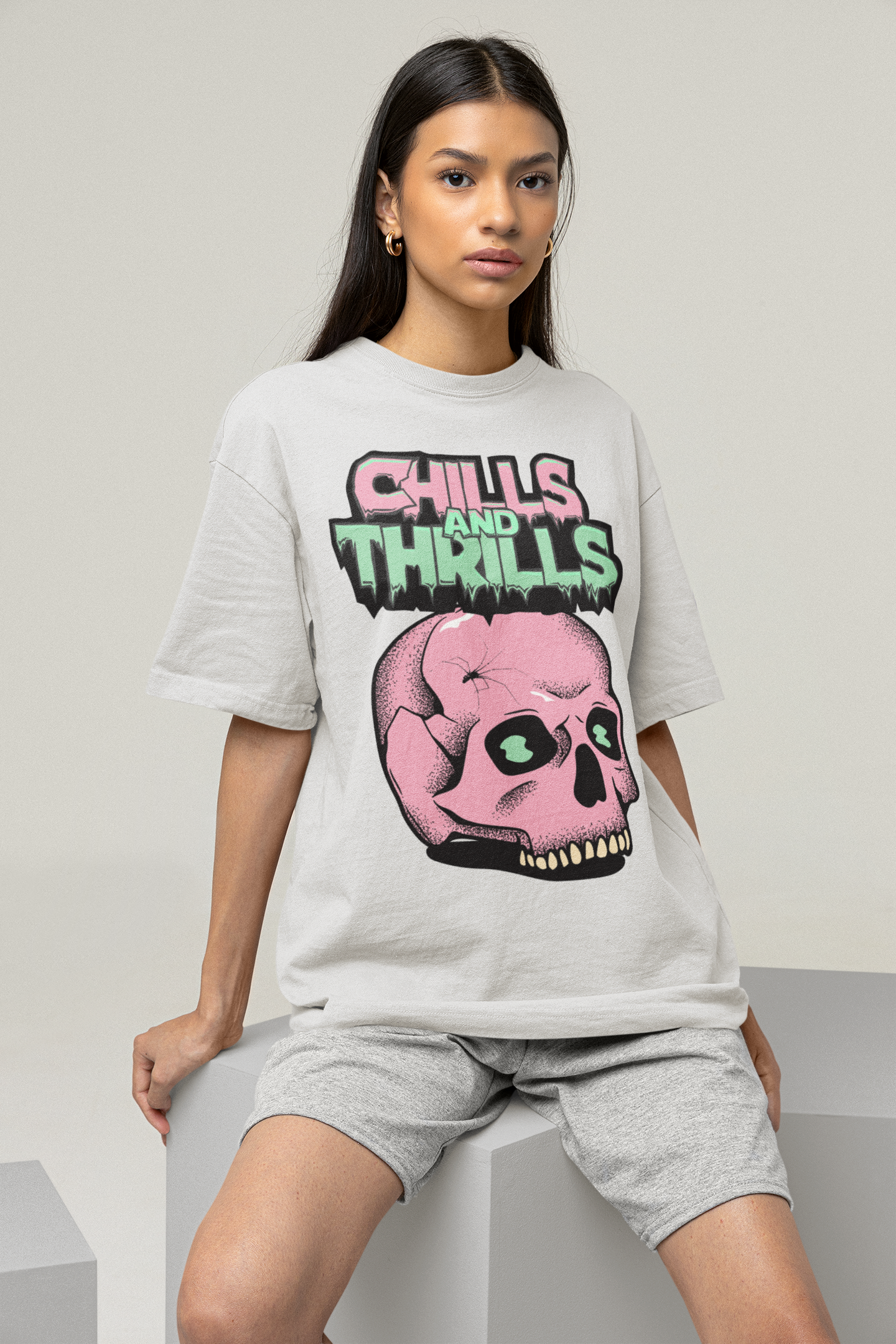 Chills White oversized T-shirts