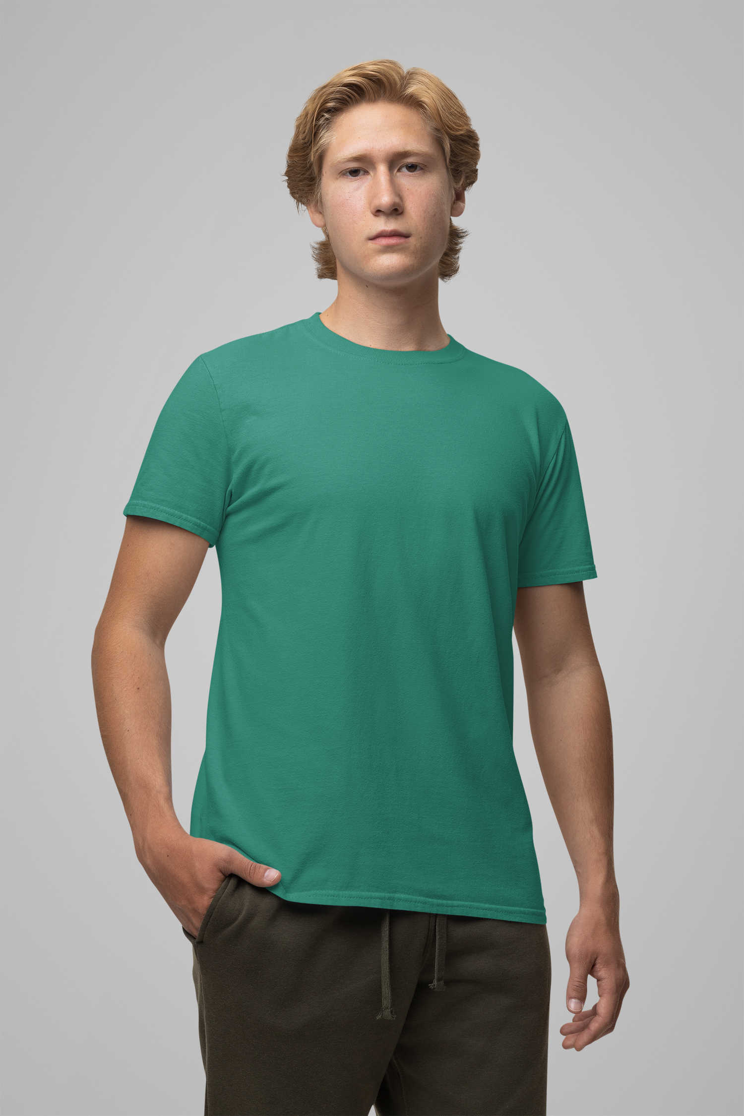 Men's Saga green T-shirt