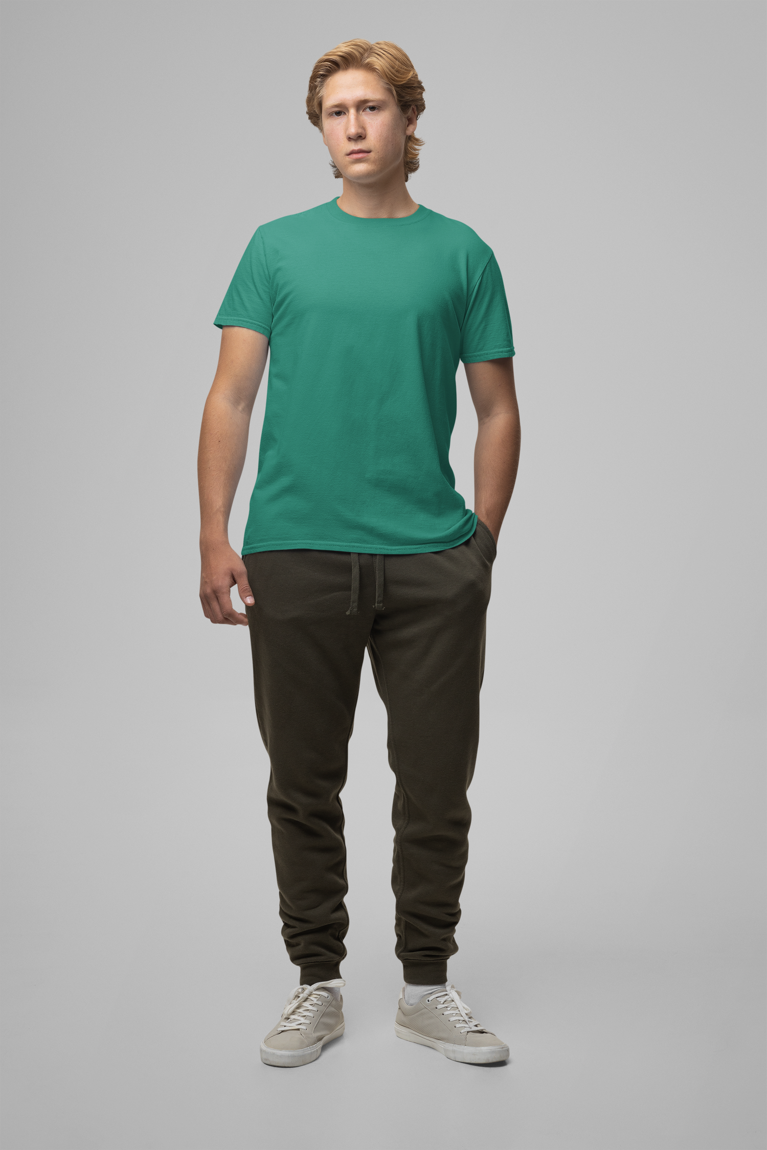 Men's Saga green T-shirt