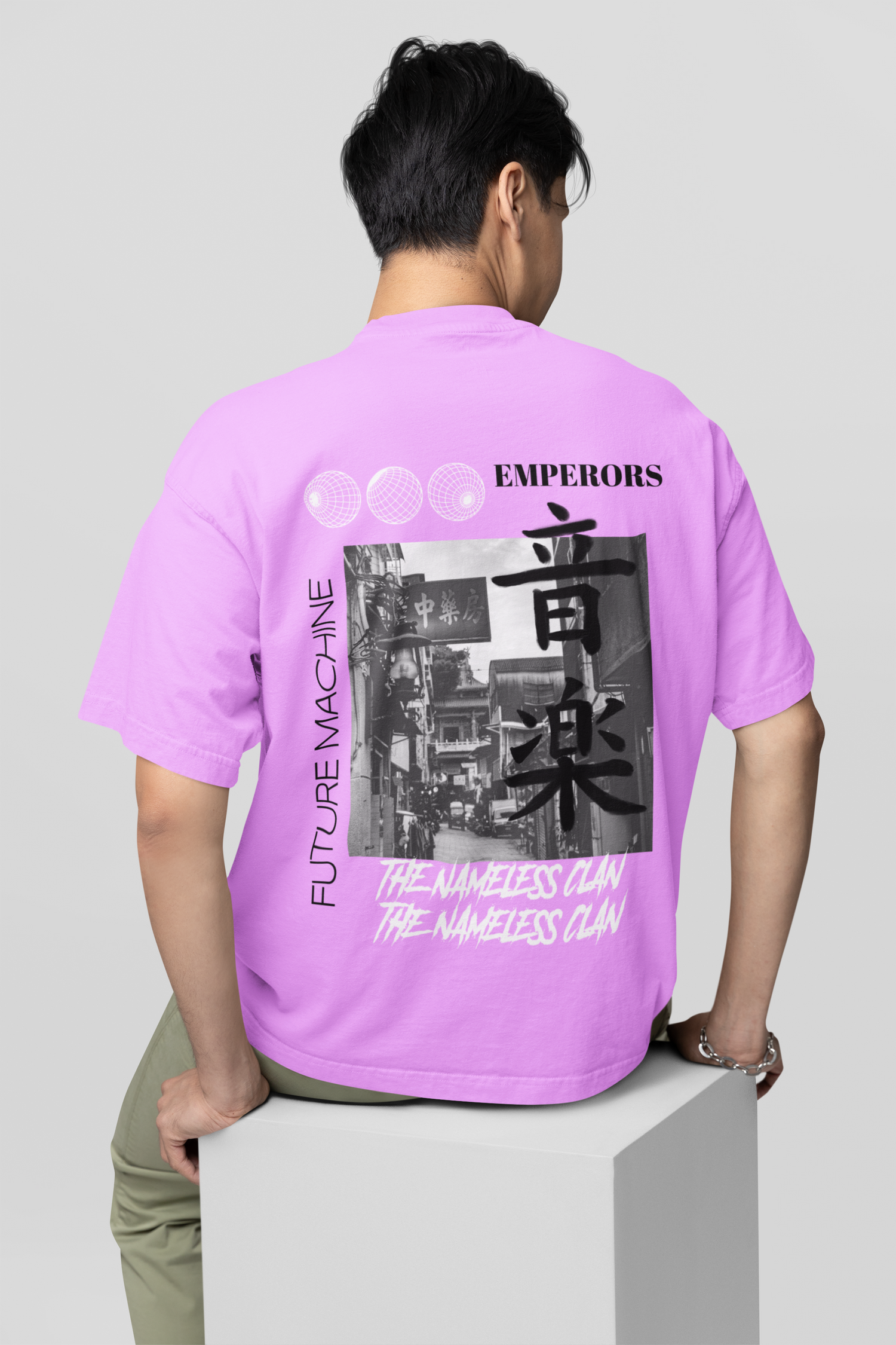 Emperors Lavender oversized T-shirts