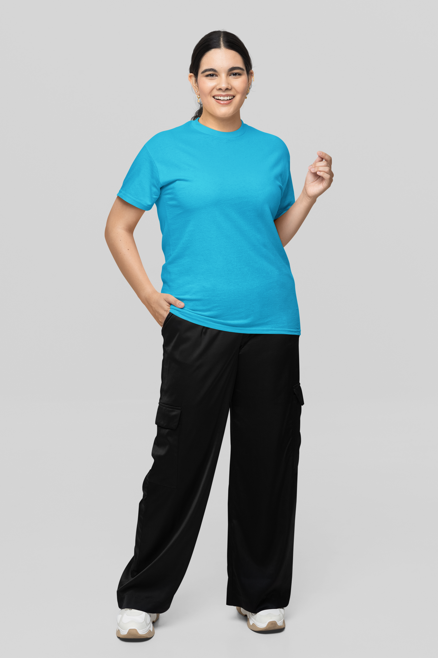 Women's Sky Blue T-shirt