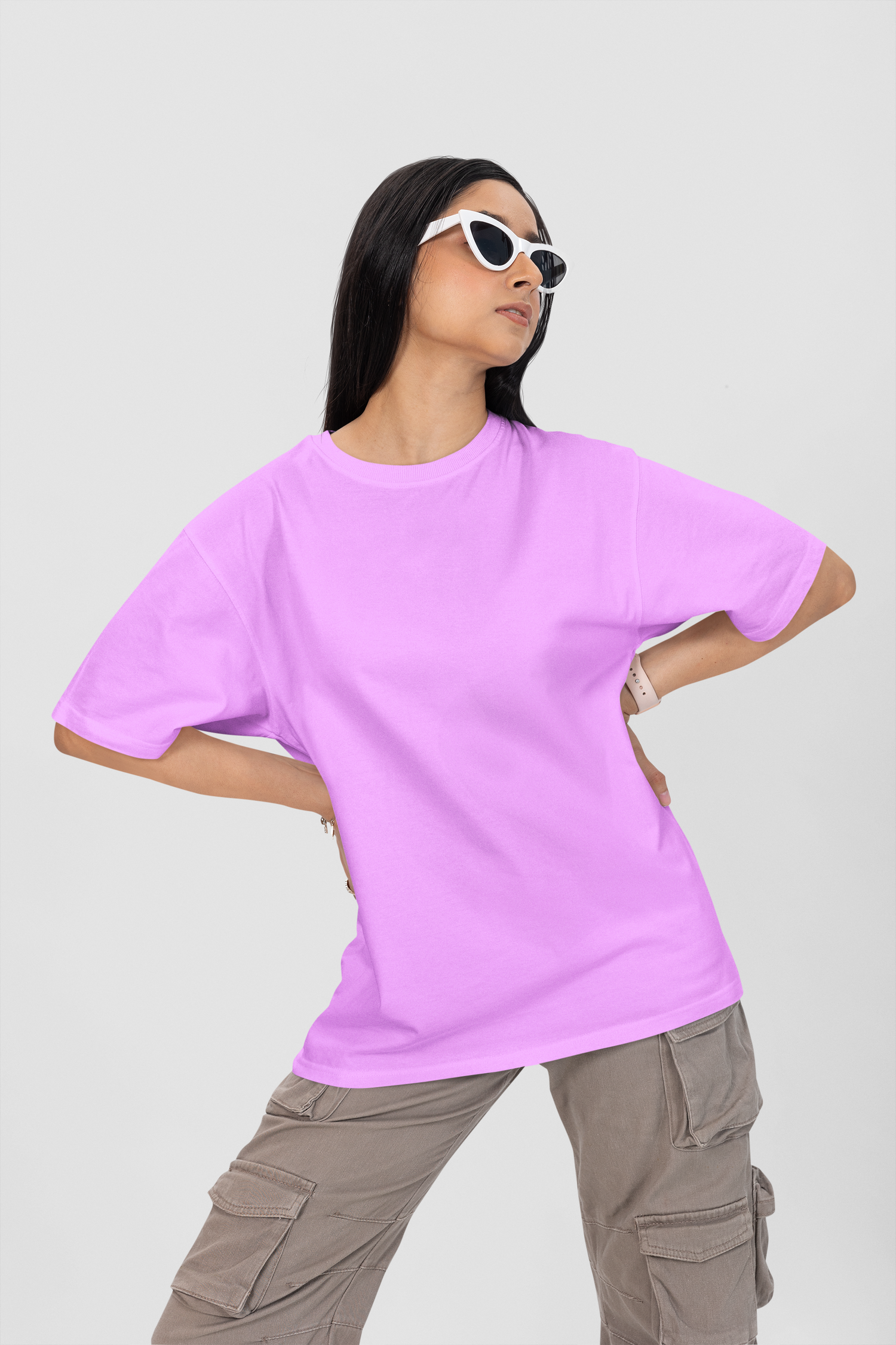 Women's Lavender Oversized T-shirt