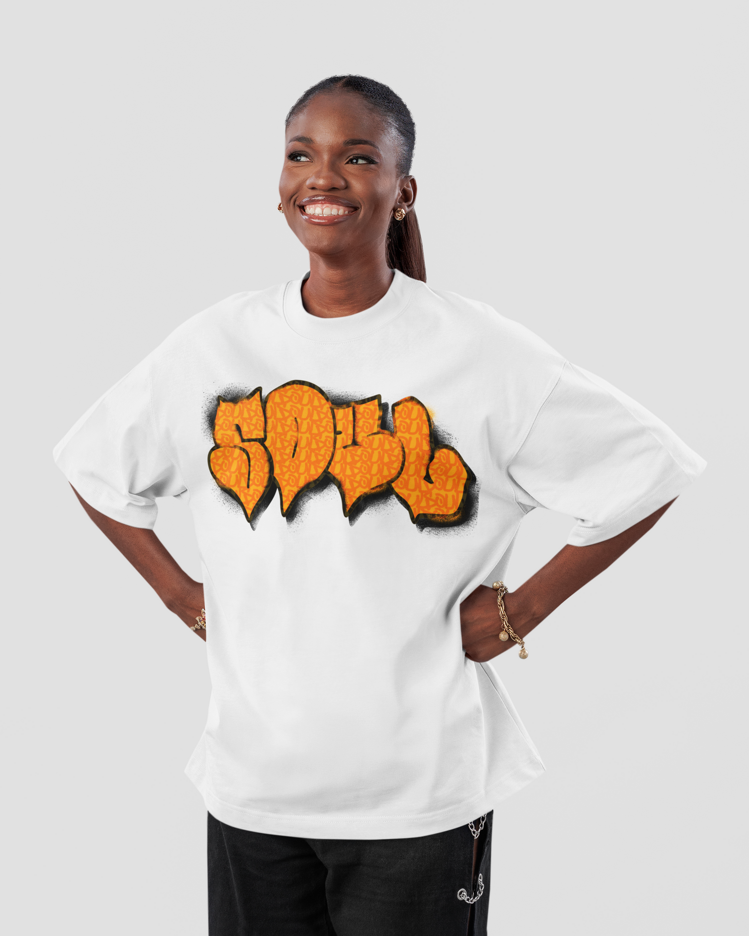 Soul White oversized T-shirts