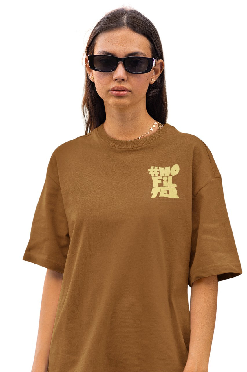 Halloween Brown oversized T-shirts