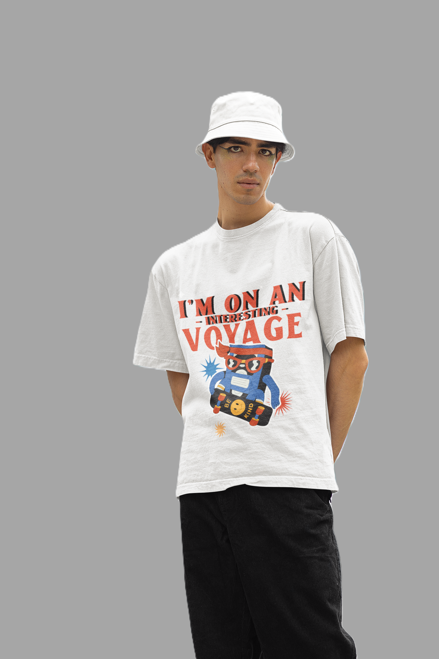 Voyage white oversized T-shirts